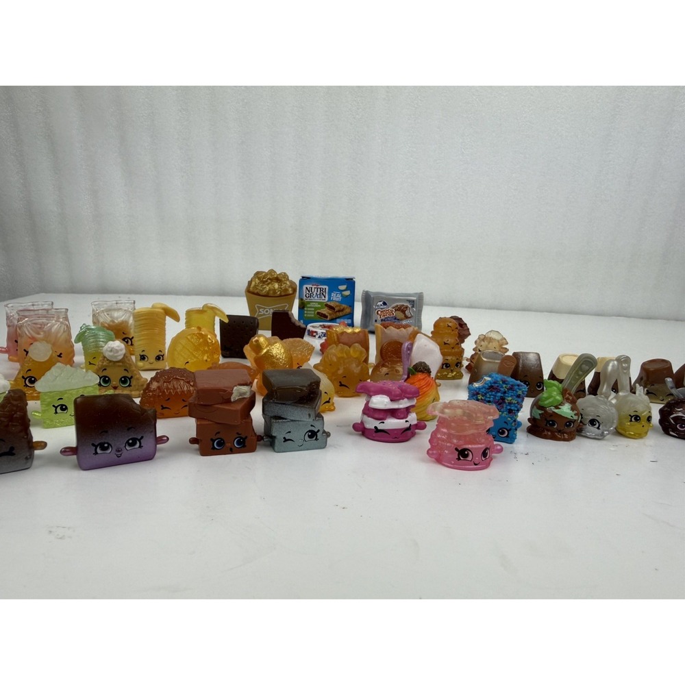 Shopkins Season Mix Lot of 47 Figures - Mixed Seasons Glitter Variants Rare